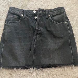 free people black skirt!